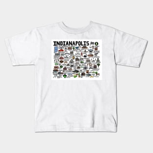 Indianapolis Indiana Kids T-Shirt